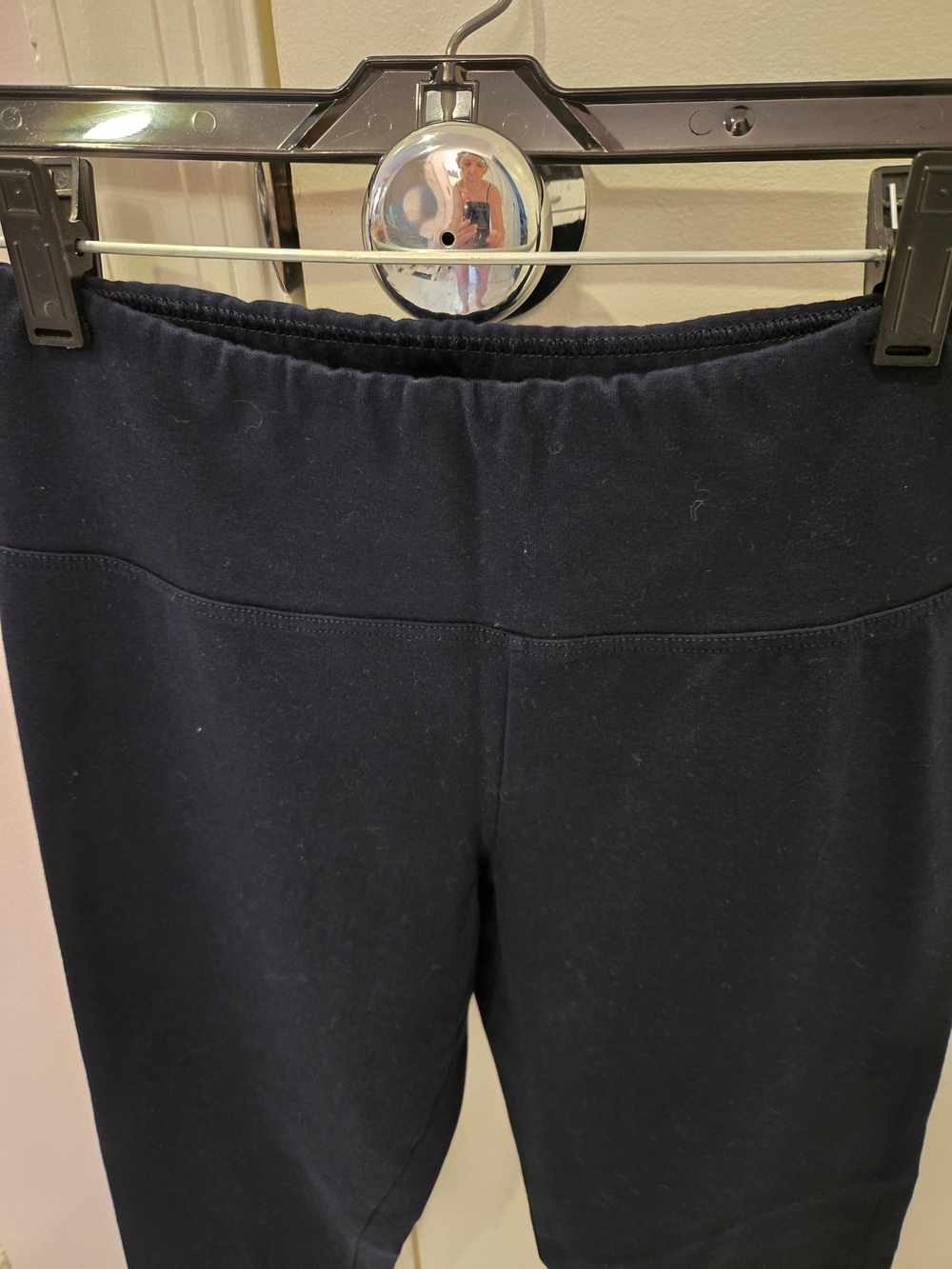 Calzedonia Womens Dark Navy Stretch Knit Athletic Bottoms